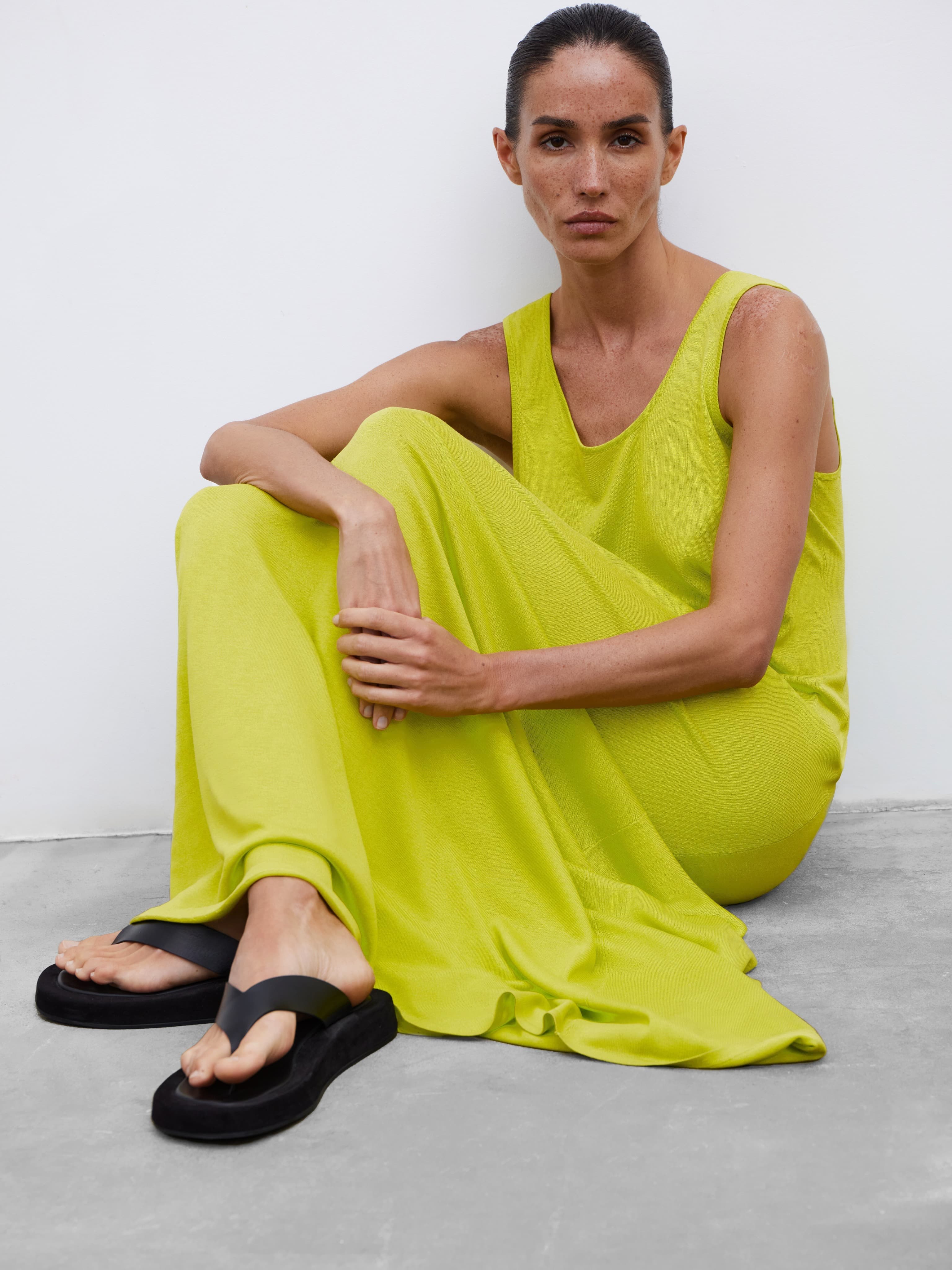 lime sorbet t-shirt dress