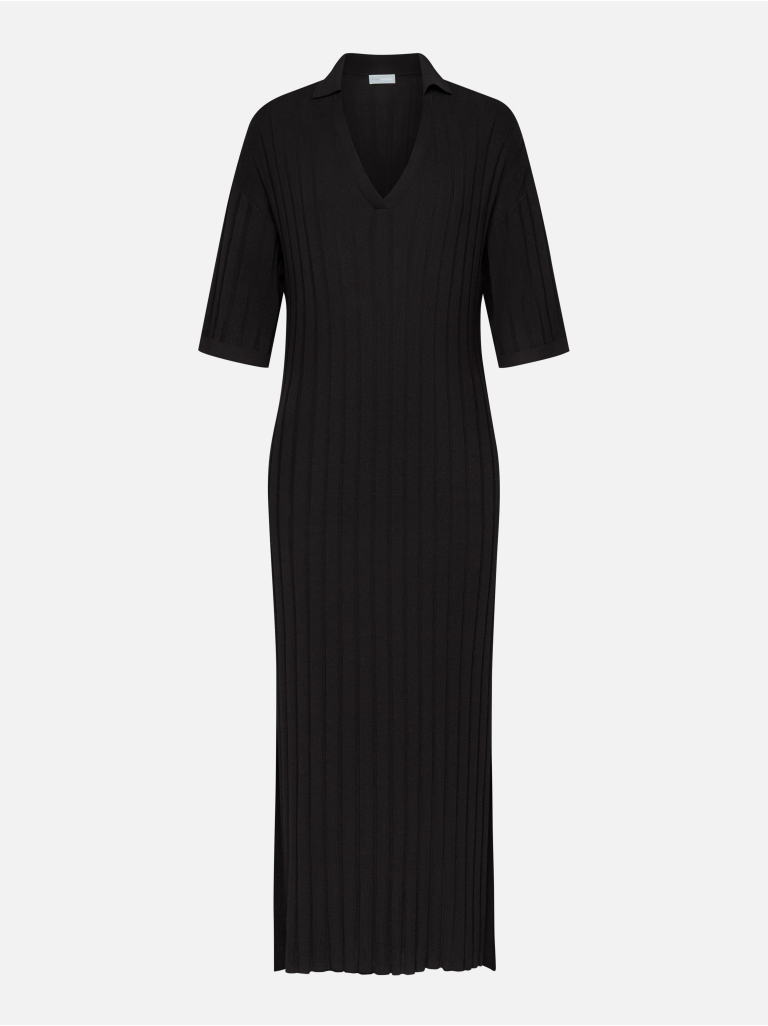 NOIR POLO DRESS