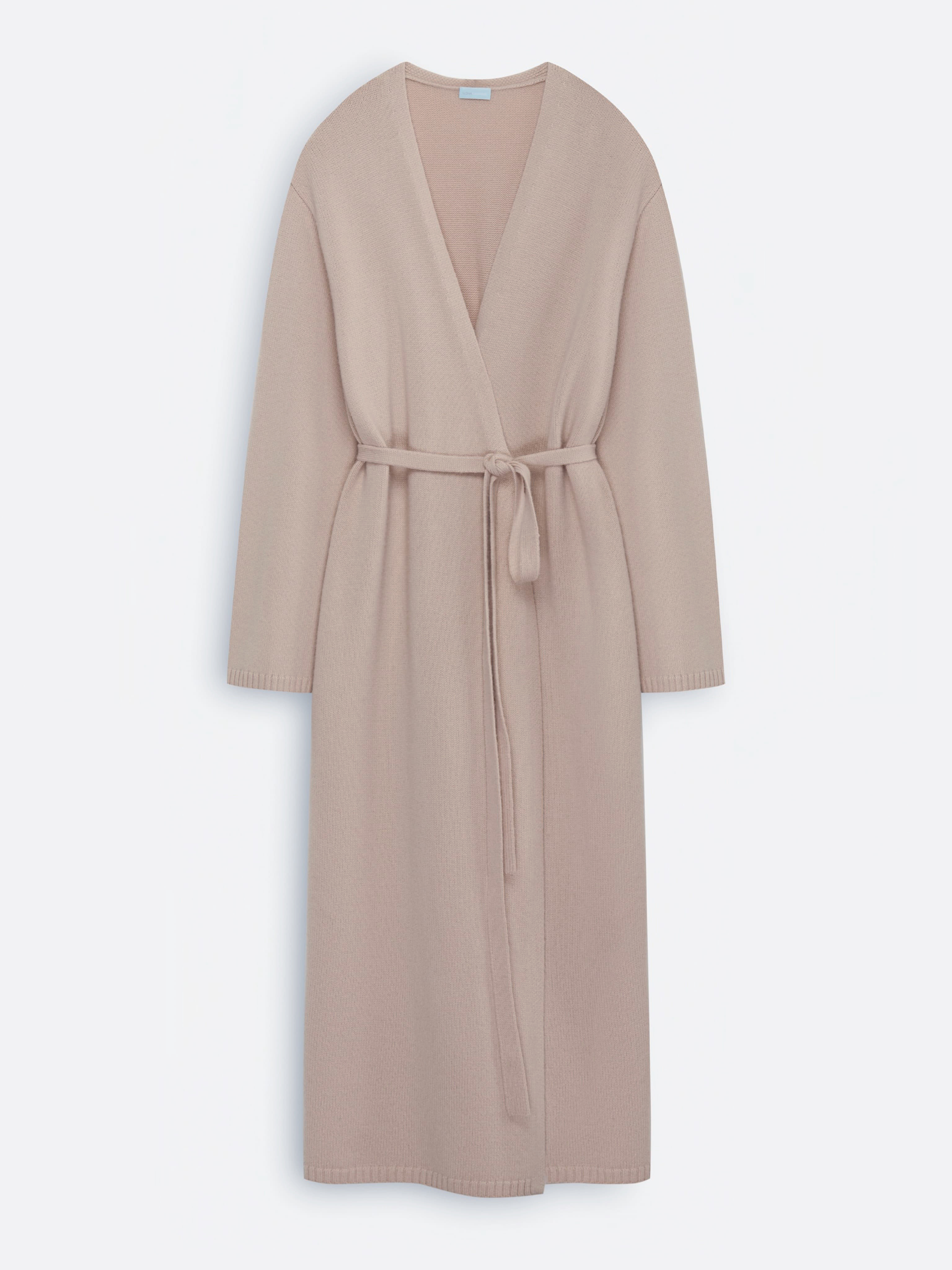 BEIGE CARDIGAN COAT