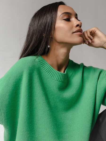 BOTTEGA GREEN PULLOVER
