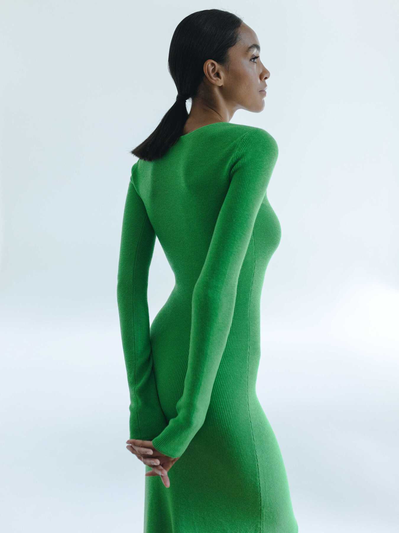BOTTEGA GREEN DRESS