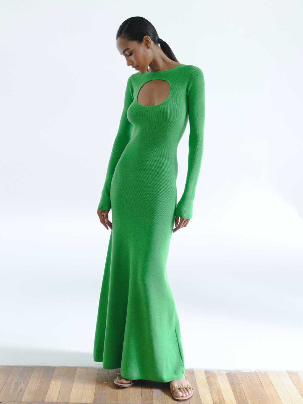 BOTTEGA GREEN DRESS
