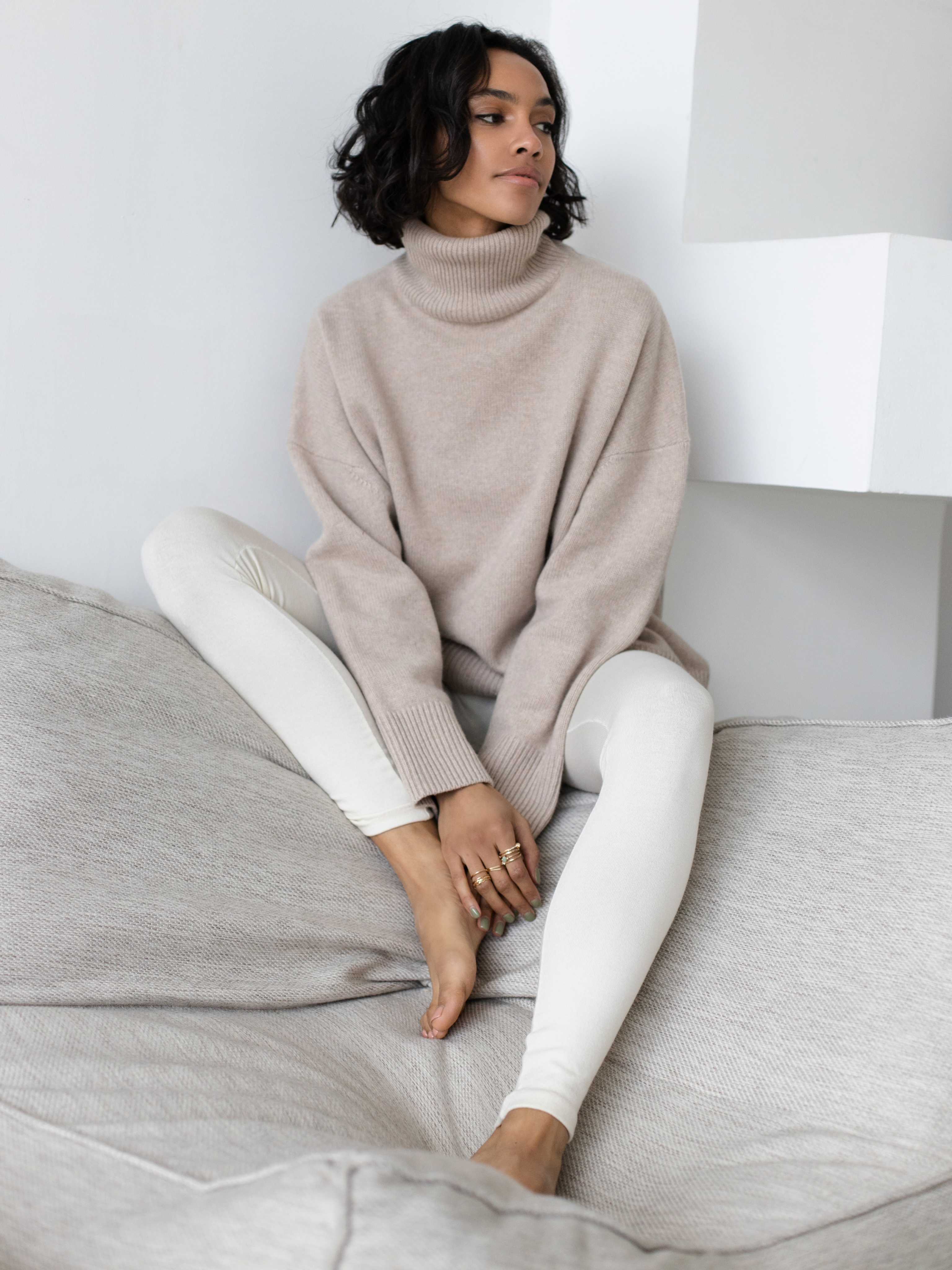 SWEATER 4 CASHMERE CREAM