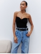 LITTLE BLACK BANDEAU TOP