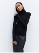 JUST BLACK TURTLENECK