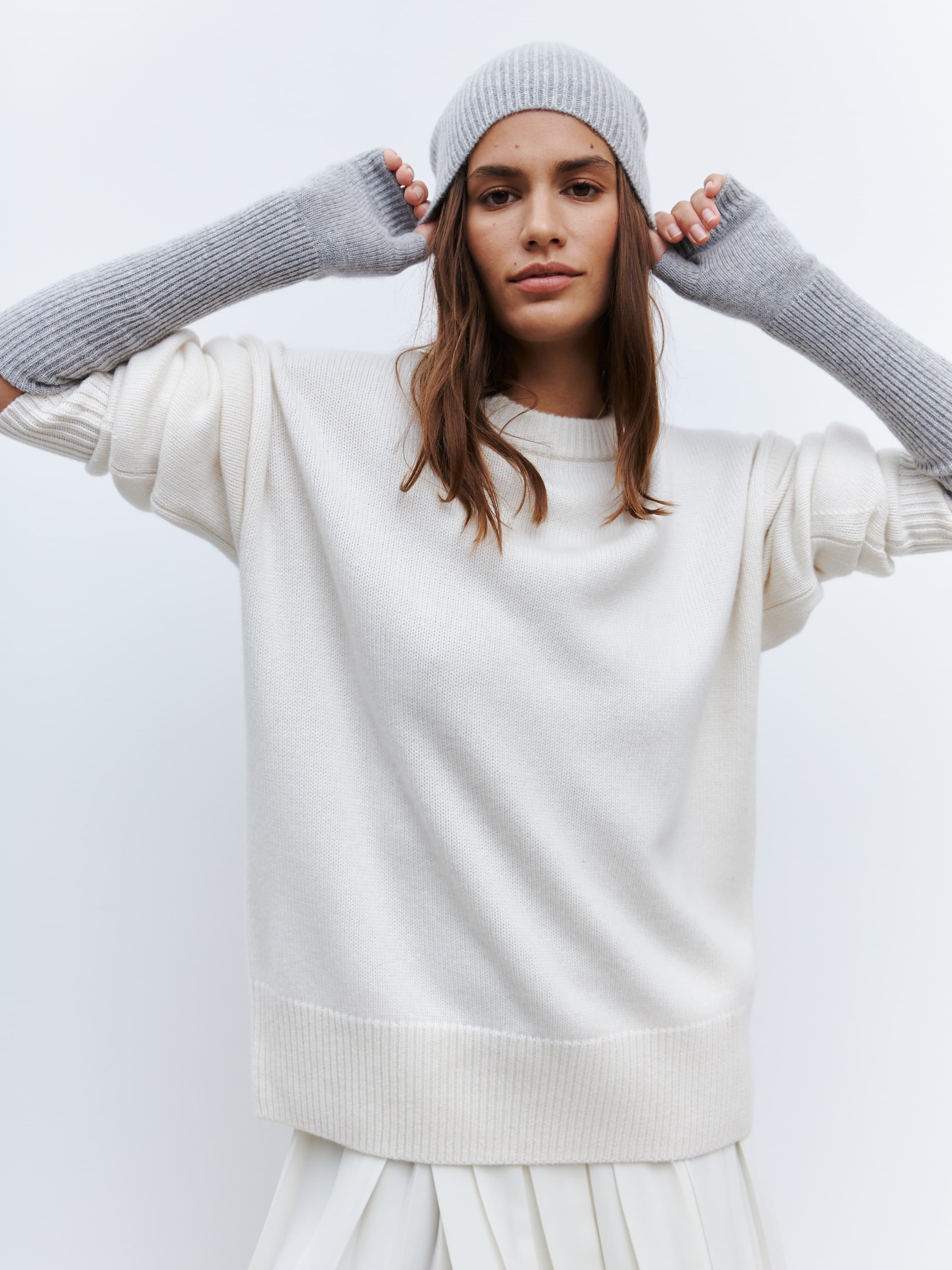 МИТТЕНКИ PEARL GREY